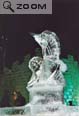 Une sculpture sur glace